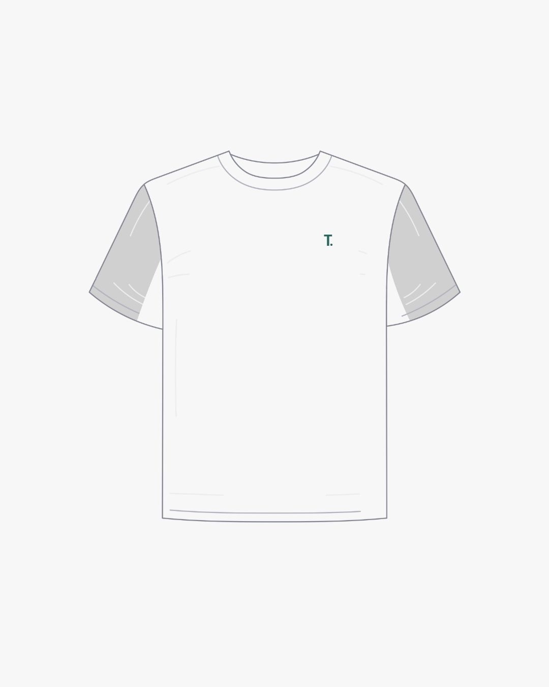 DAMEN BI-COLOR T-SHIRT- 180g (3)