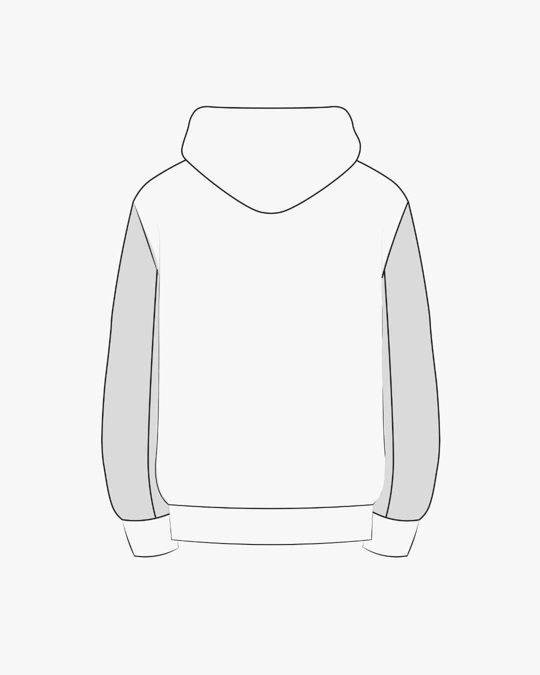 ZWEIFÄRBIGER UNISEX HOODIE-280g (2)