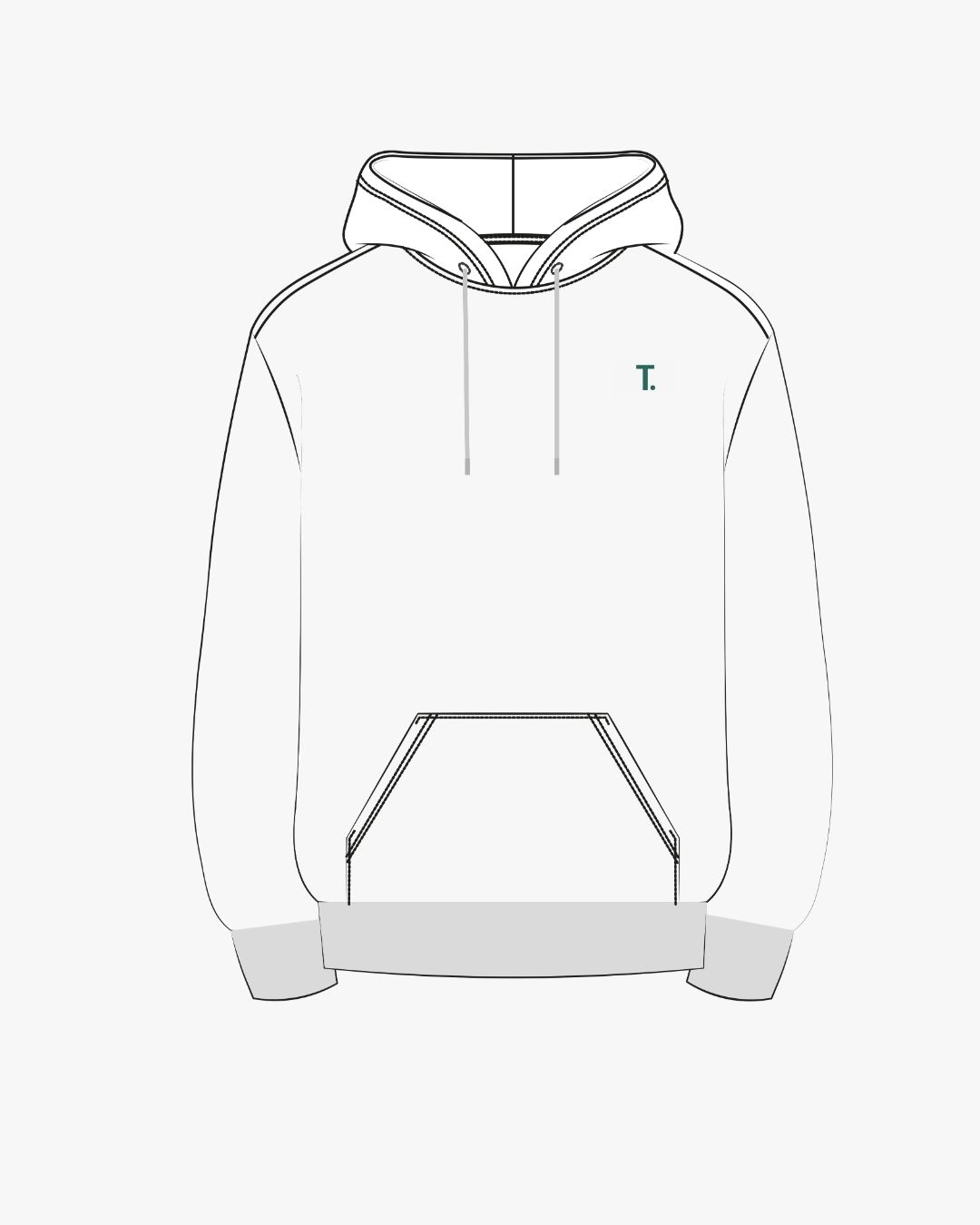 ZWEIFÄRBIGER UNISEX HOODIE-280g (3)