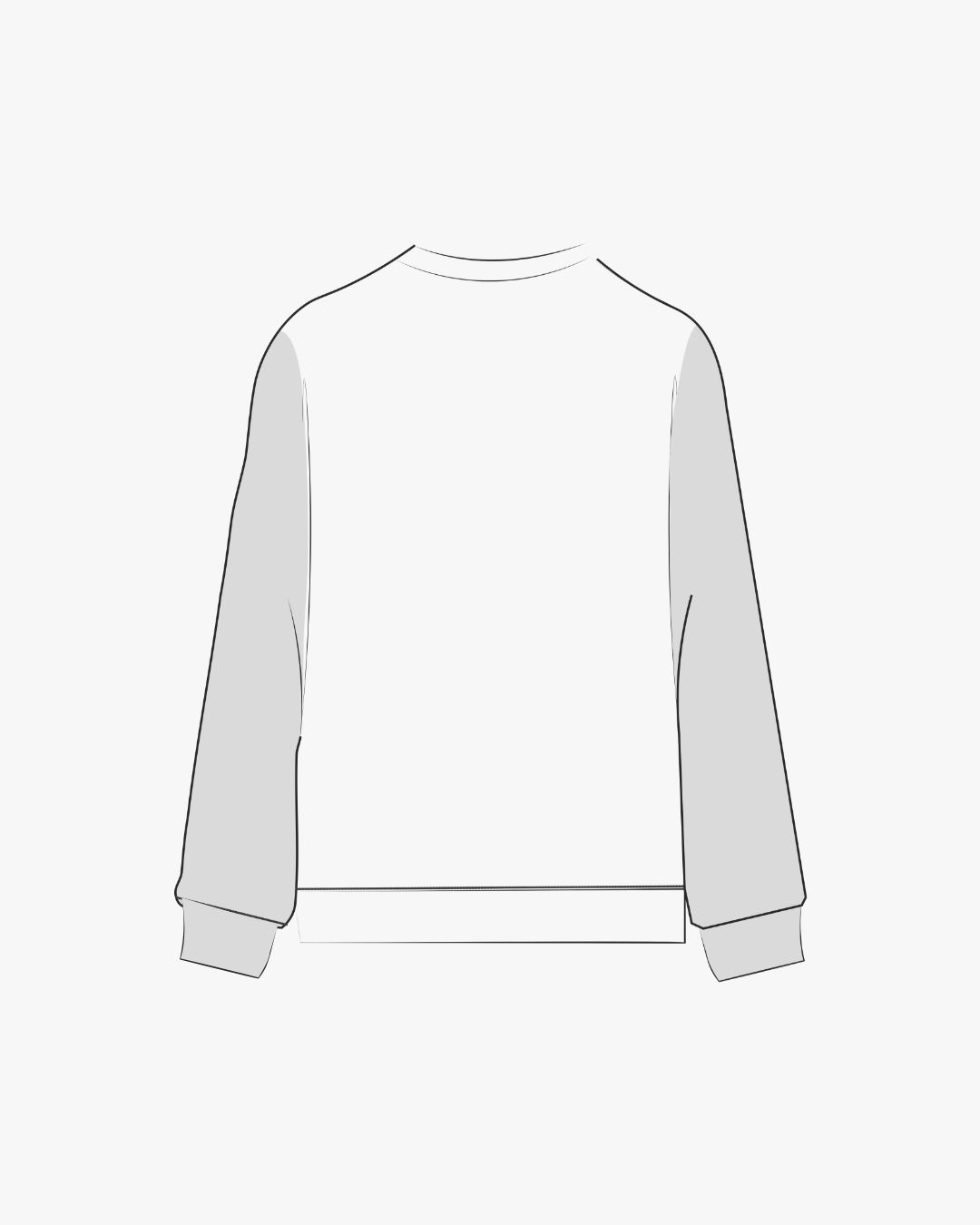 ZWEIFÄRBIGER UNISEX PULLOVER-280g (2)
