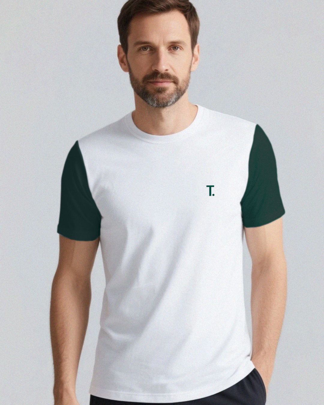 UNISEX BI-COLOR T-SHIRT-180 g (2)