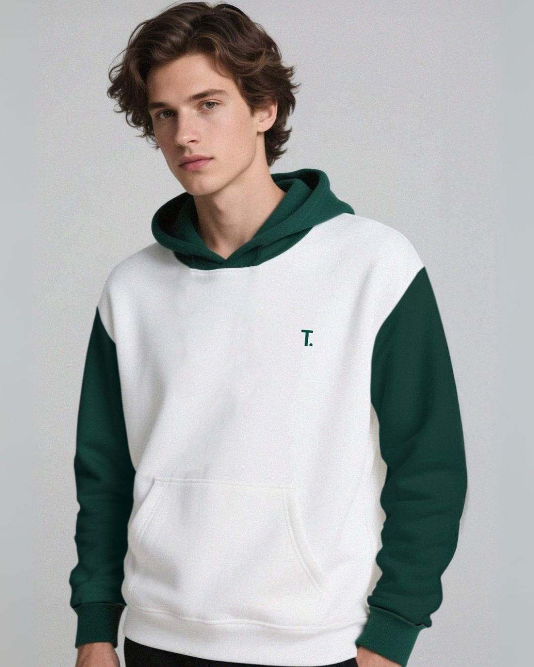 ZWEIFÄRBIGER UNISEX HOODIE-280g (2)