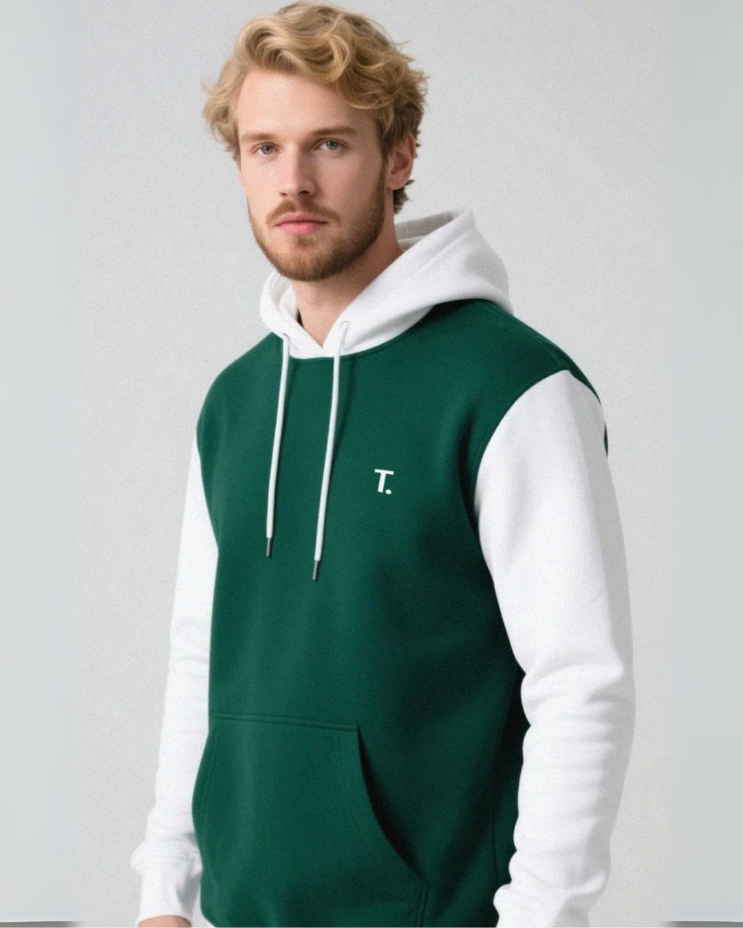 ZWEIFÄRBIGER UNISEX HOODIE-350g