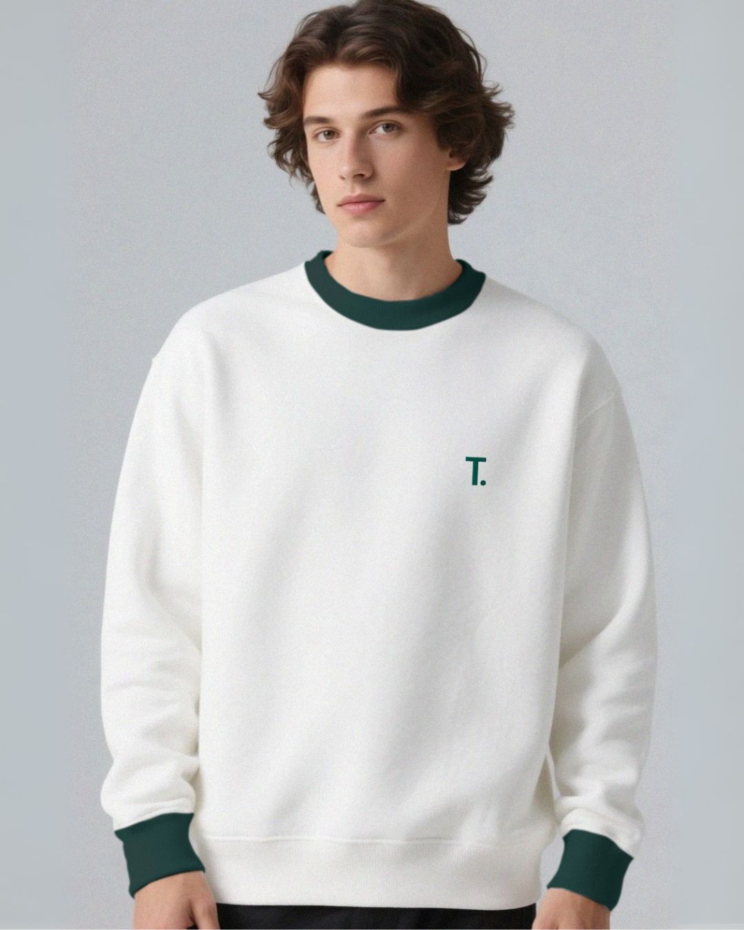 ZWEIFÄRBIGER UNISEX PULLOVER-280g