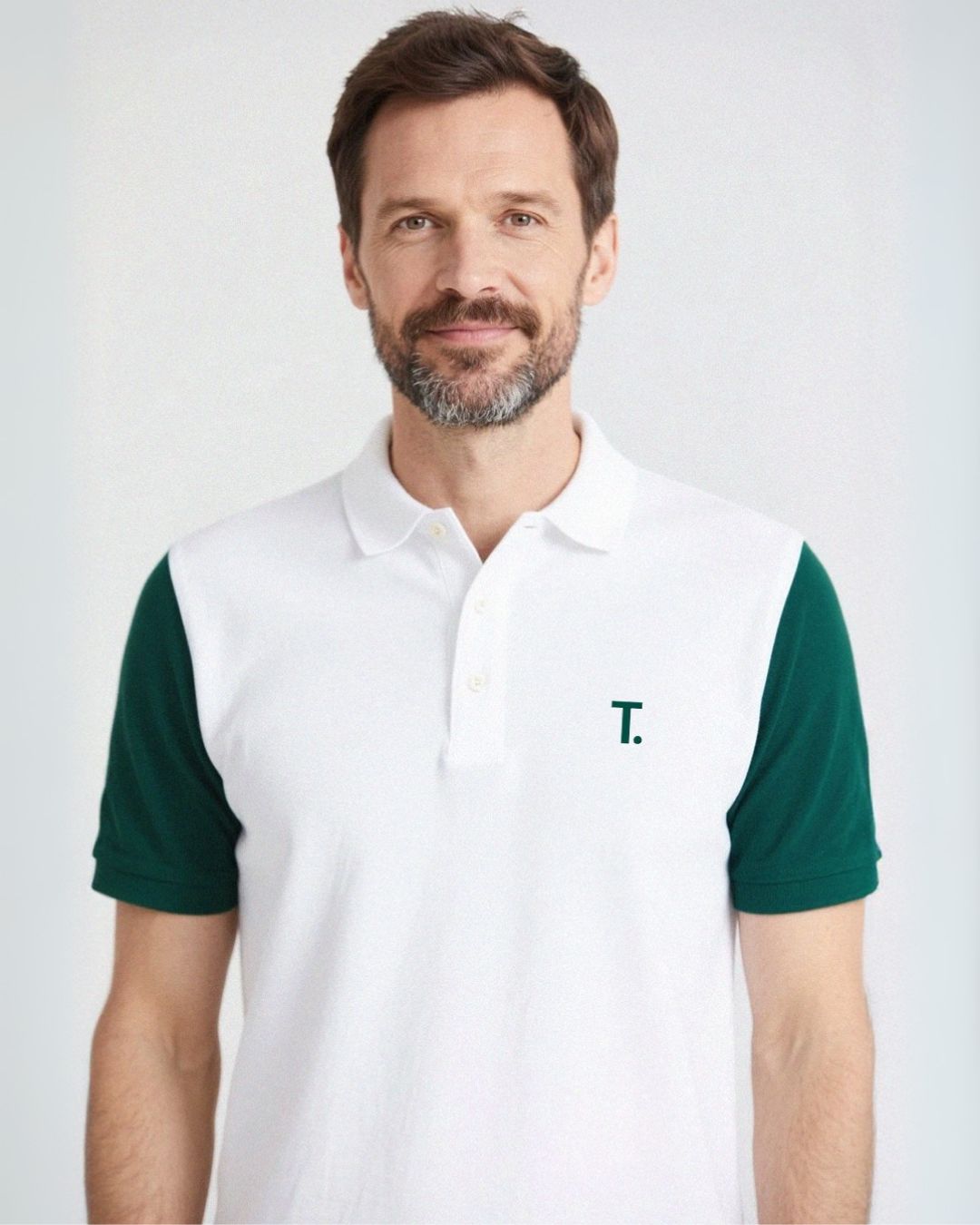 ZWEIFÄRBIGES HERREN POLO- 220g-220g